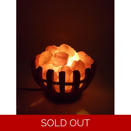 Himalayan Salt Wooden Basket style 2